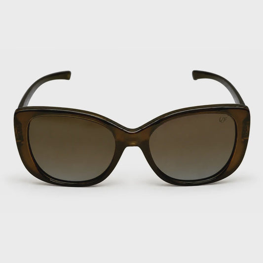 Women's | Polarised Lifestyle Sunglasses - Brown Frame/Gradient Brown Lens