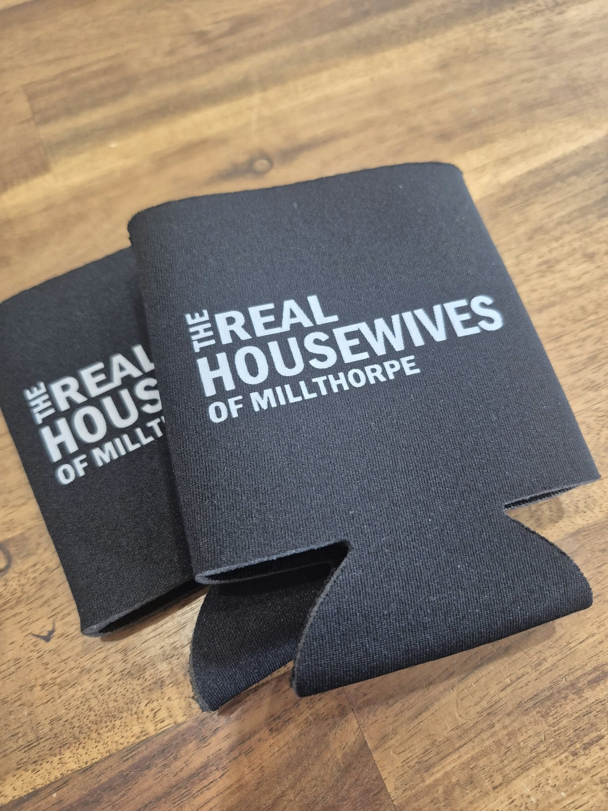 Real Housewives of Millthorpe Stubby Holder - Black