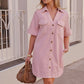 Bonnie Relaxed Shirt Dress - Blossom Pik