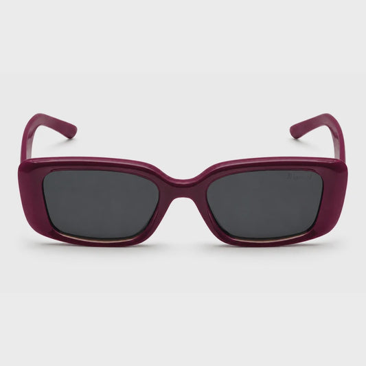 Kids | Polarised Unbreakable Sunglasses | PKM505 - Red Frame/Smoke Lens