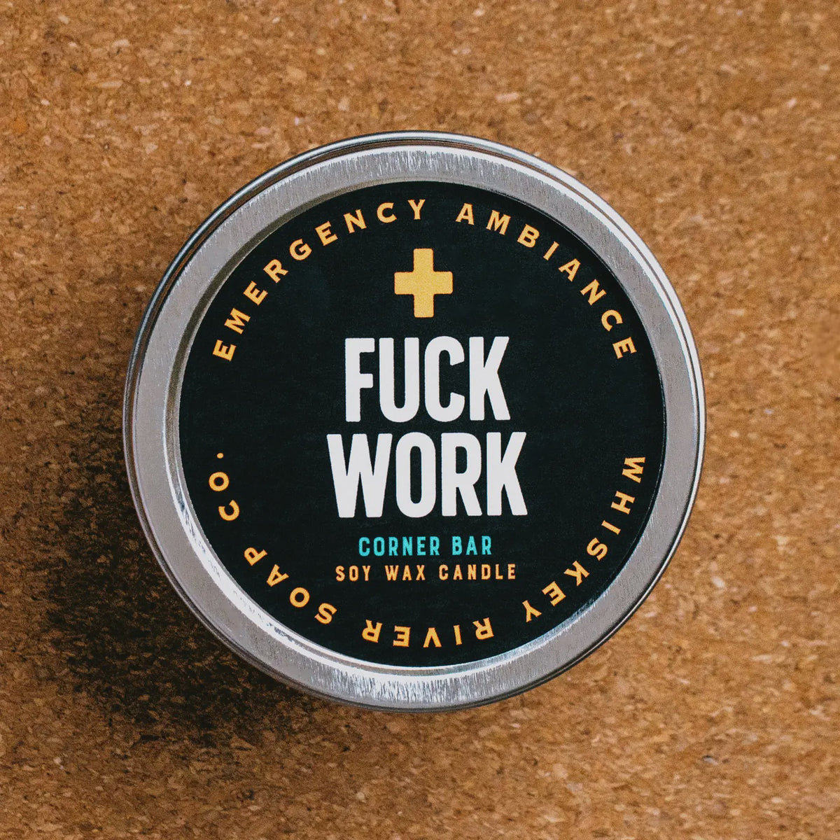 Fuck Work Emergency Ambiance Travel Candle