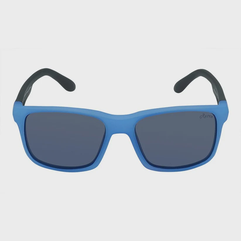 Kids | Polarised Unbreakable Sunglasses | PKR743 - Matt Blue Frame/Smoke Lens
