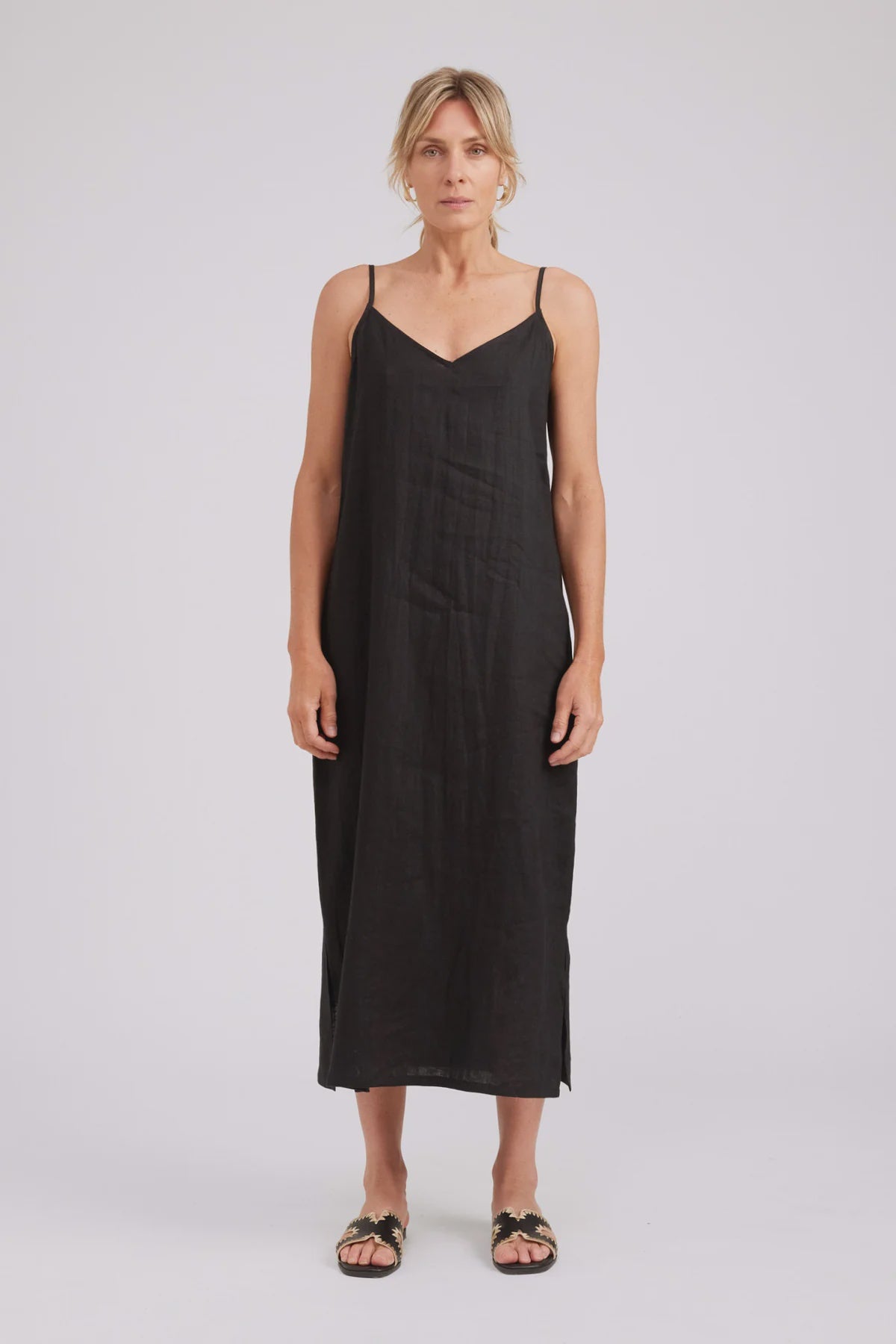 Studio Tank Maxi Dress - Black