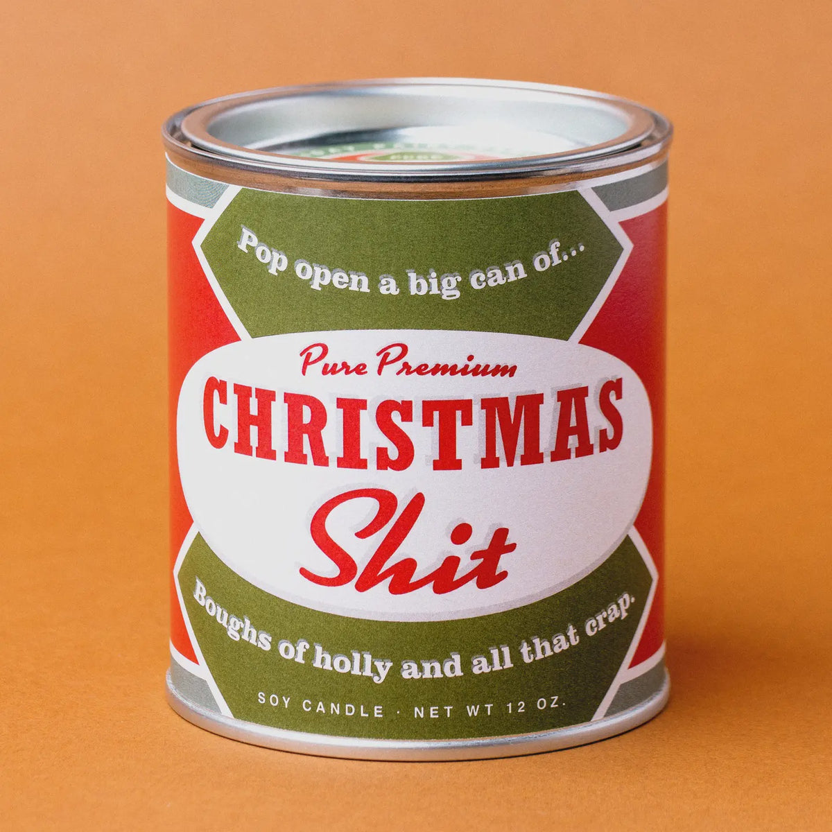 Christmas Shit Holiday Paint Can Candle