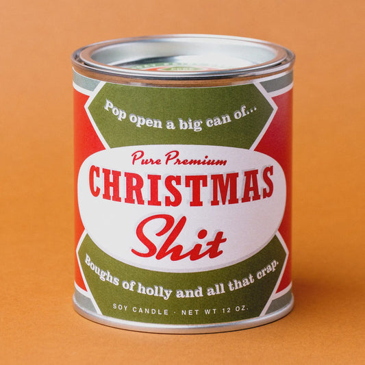 Christmas Shit Holiday Paint Can Candle