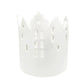 Ceramic White House Hurricane Large