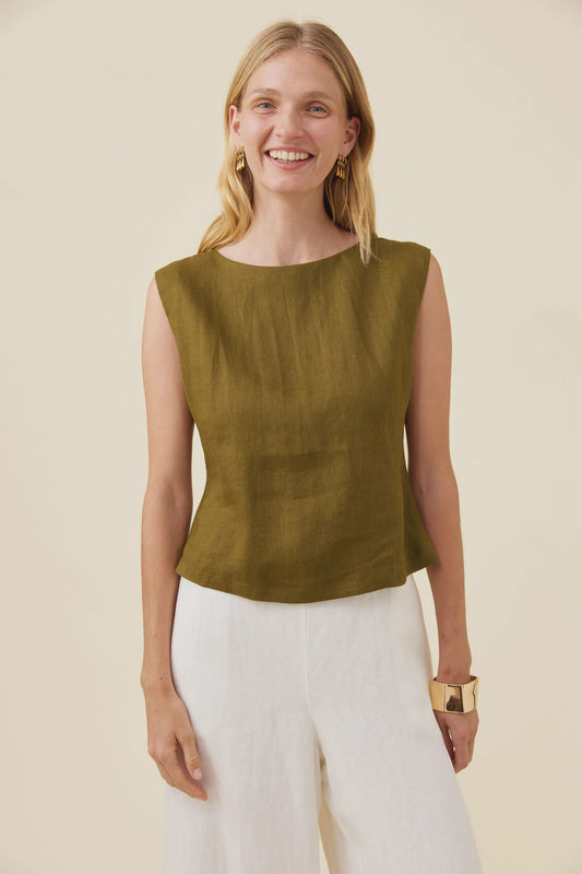 Anita Tank -  Olive