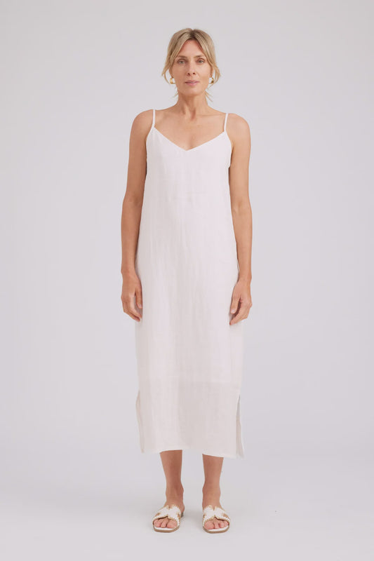 Studio Tank Maxi Dress - White