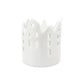 Ceramic White House Hurricane Small