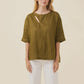Anita Button Top - Olive