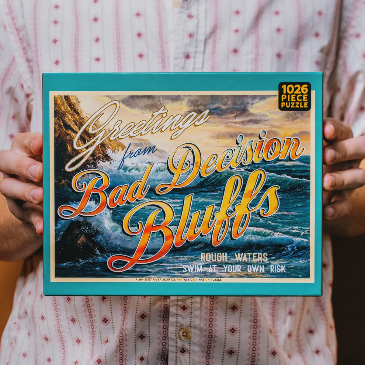 Greetings from Bad Decision Bluffs Puzzle