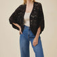 Maggie Crochet Cape - Black (One Size)