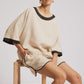 Maris Relaxed Splice Top One Size - Tusk / Black