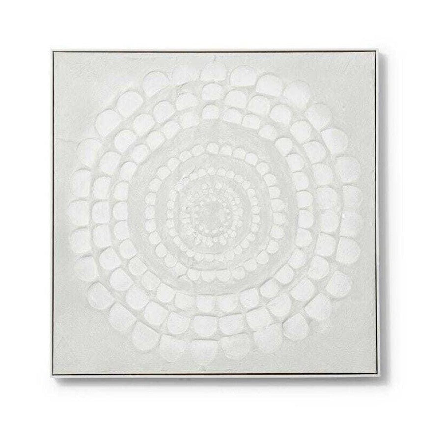 Cosmo Hand Painted Wall Art - 90 x 5 x 90cm