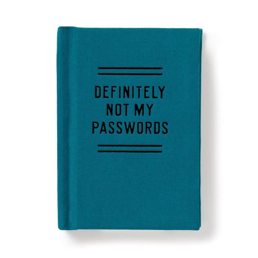 Definitely Not My Passwords-A Tiny Password Diary Green