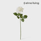 Rose Classic Stem White - 9 x 7 x 46cm