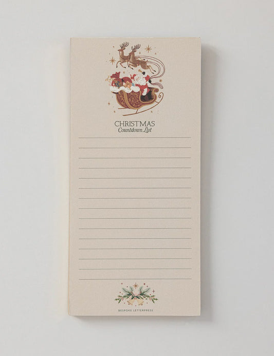 Christmas Countdown List