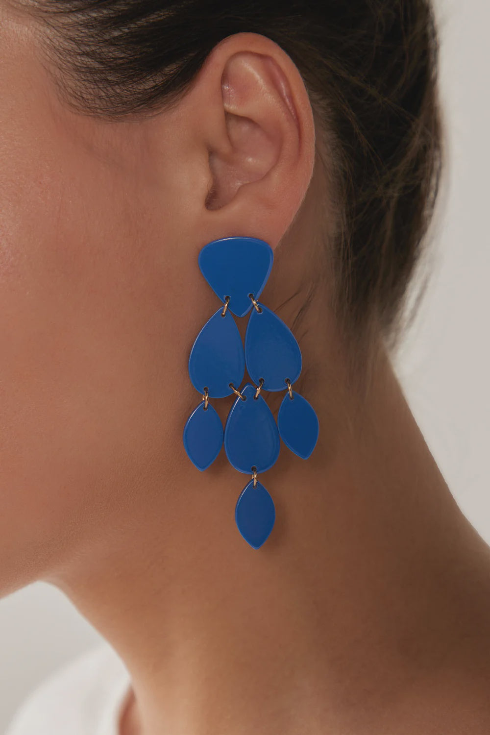 Elysian Drop Earring - Cobalt