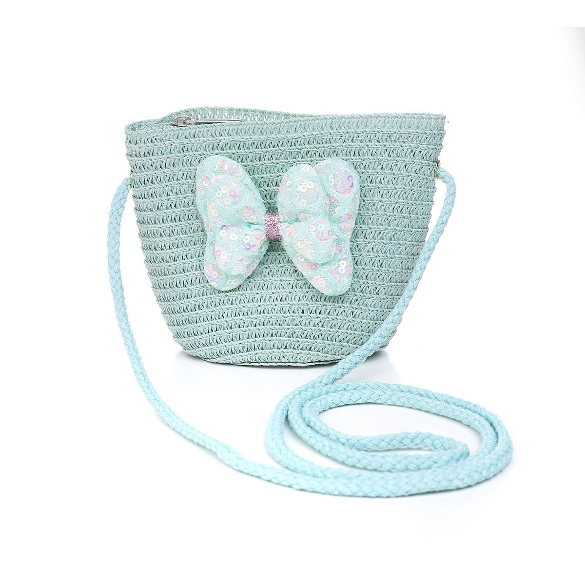 Glittery Butterfly Bag Teal