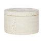 Sunda Trinket Box Cream 13x13x8cm