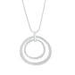 Circle Lotus Necklace Silver  (Blue Scarab)