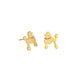 Gold Fifi the Poodle Studs