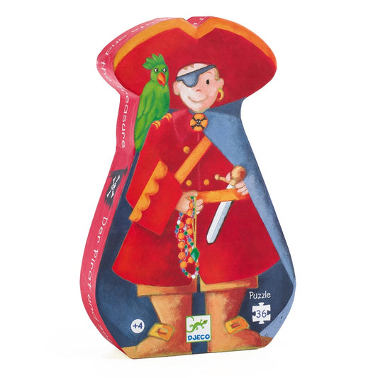 Pirate And Treasure 36pc Silhouette Puzzle