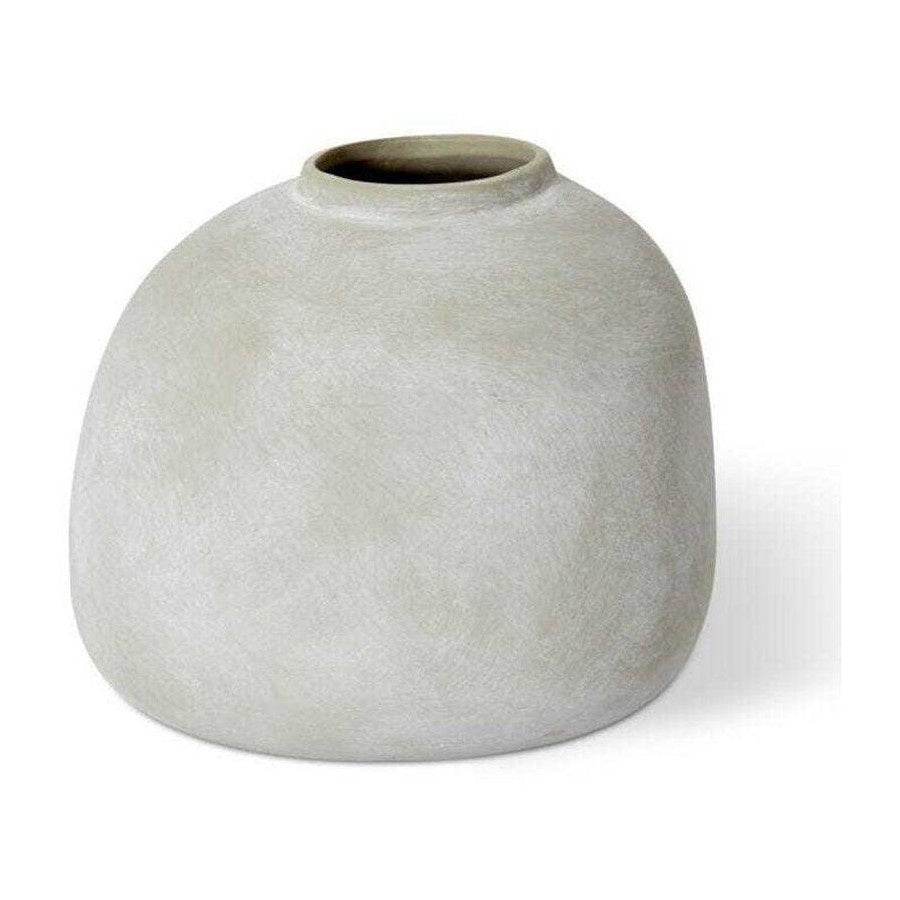 Benito Vase Soft Grey - 23 x 21 x 20cm