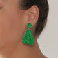 Jovial Sparkle Earring - Emerald
