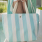 PicnicDaise Carry All Aqua Stripe