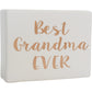 Best Grandma Ever Ceramic Plaque