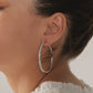 Lujo Hoop Earring - Silver