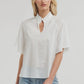 White Tully Top