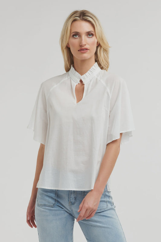 White Tully Top