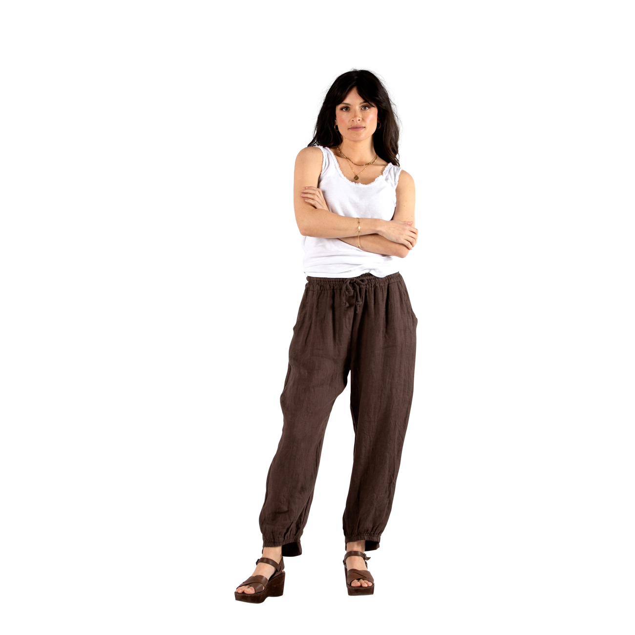 Washed Cami - White - One Size