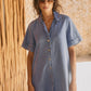 Dusk Denim Shirt Dress - Denim