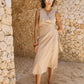 Dusk Denim Wrap Dress - Dune