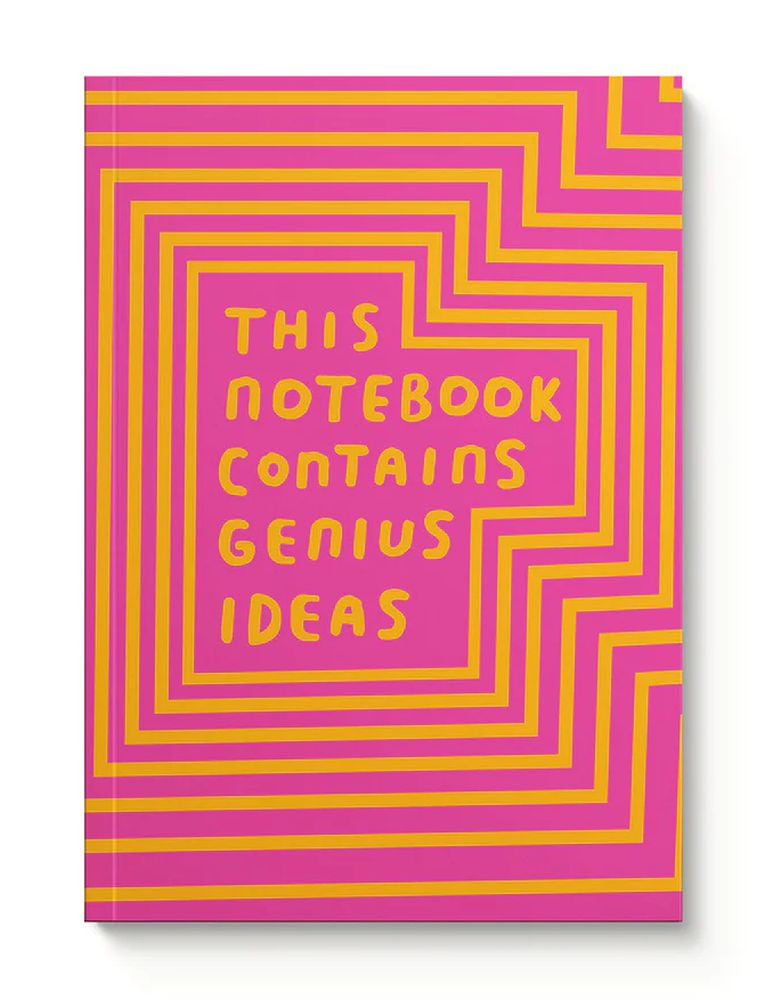 A5 Soft Cover Notebook - This Contains Genius Ideas