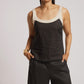 Maris Splice Tank - Black/Tusk