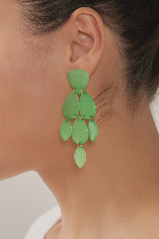Elysian Drop Earring - Emerald