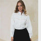 Tux Lace Shirt White