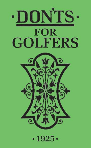 Dont's For Golfers (Hard Back Mini)