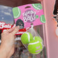 Pack of 3 Squeaky Balls: Green