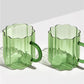 TWO x WAVE MUGS - GREEN