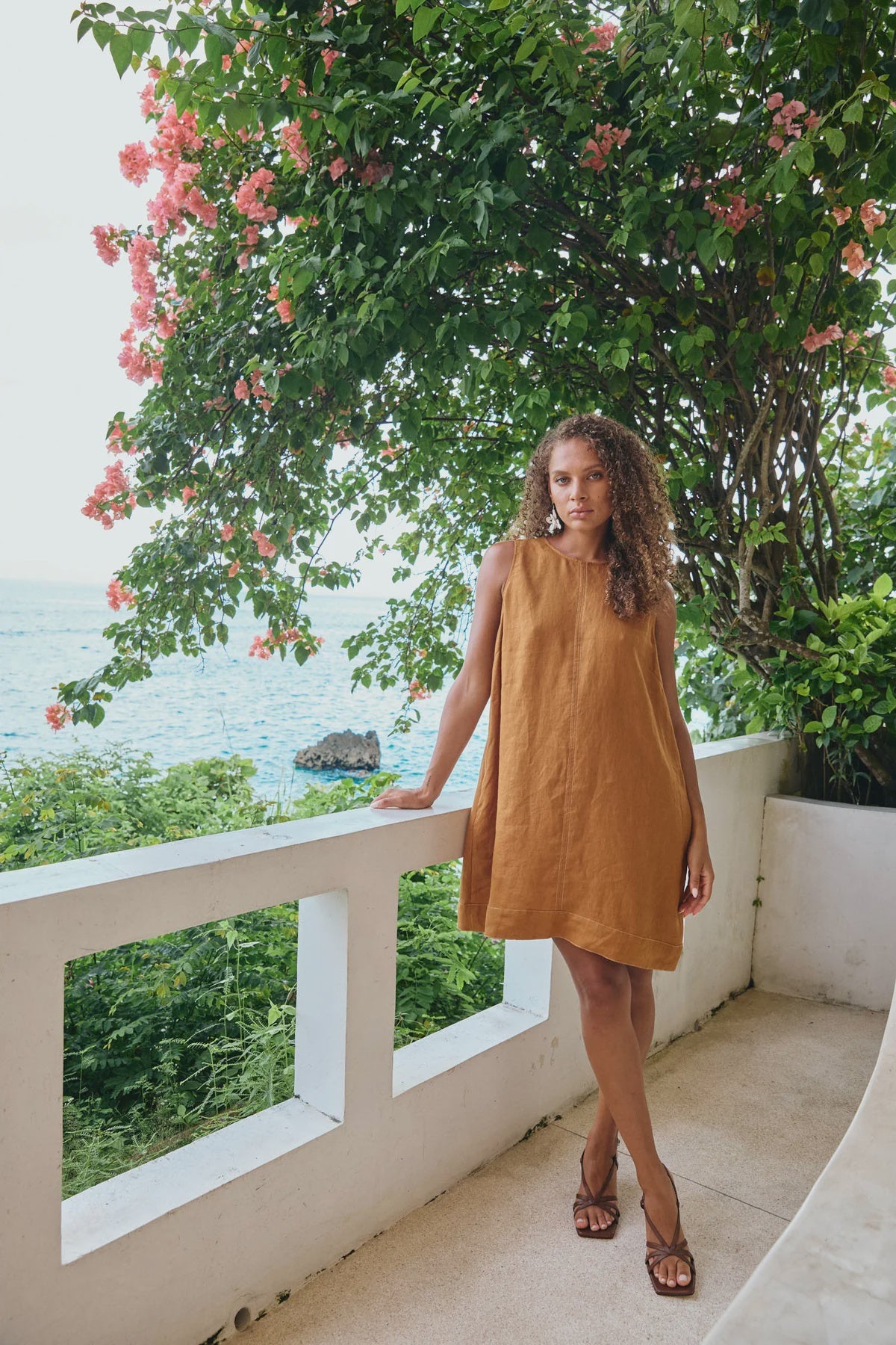 Miramar Tank Dress - Caramel