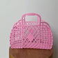 Willow Retro Basket Pink Peach