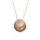 Iris Jane Necklace  Copper Earth