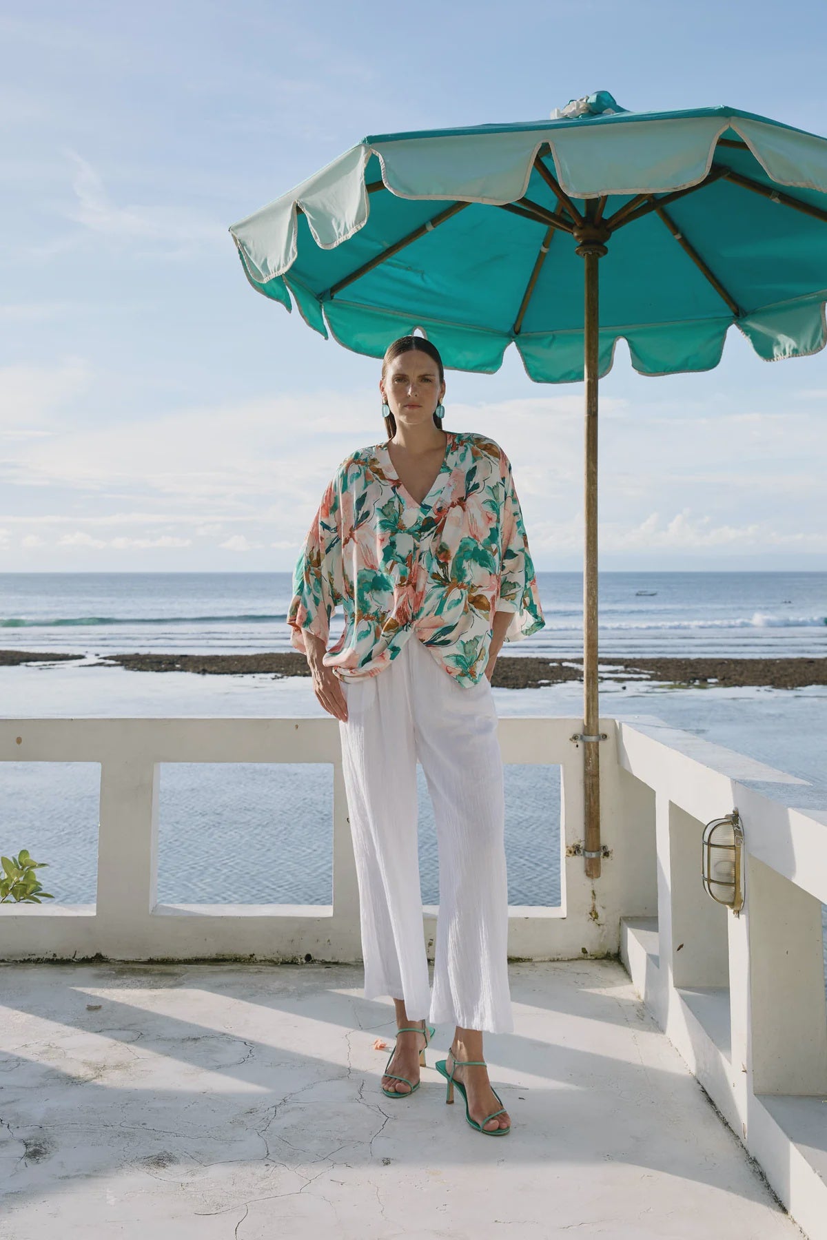 Orsula Crop Pant White