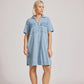 Melenia Denim Shirt Dress