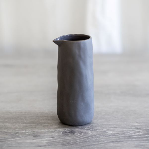 Flax Jug No Handle 13 cm Charcoal